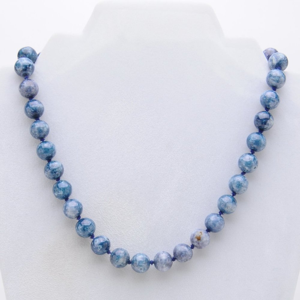 Sodalite Gemstone Bead Necklace